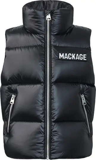 Kids' Charlee Quilted Down & Feather Fill Puffer Vest