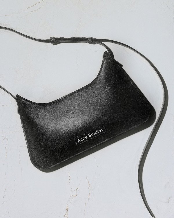 Black Platt Micro Shoulder Bag