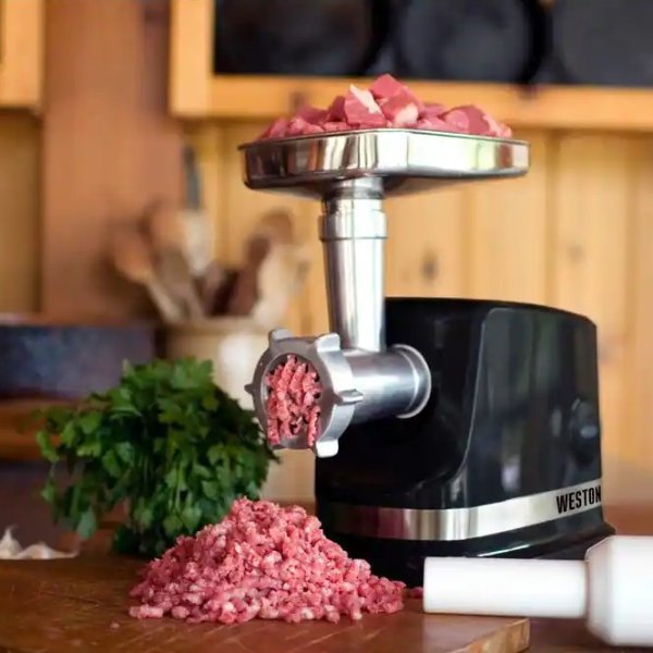 #5 500 W Black Electric Meat Grinder with Sausage Stuffing Kit