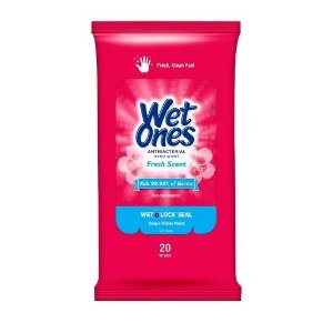 Wet Ones 抗菌擦手湿巾 20张装