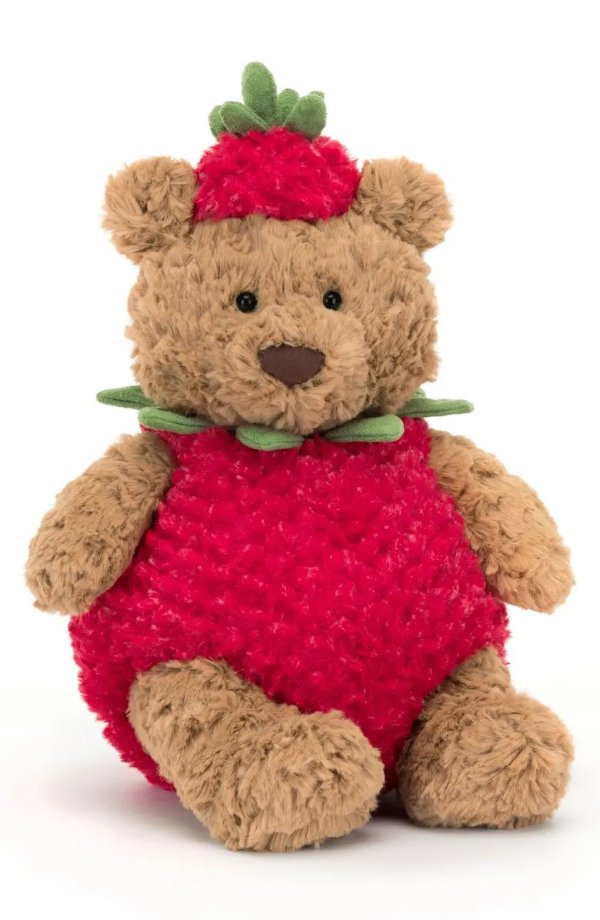 Bartholomew Bear Strawberry Stuffed Animal