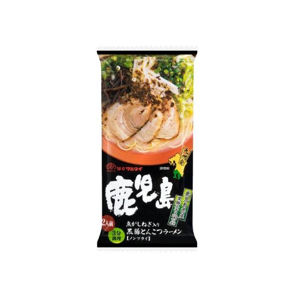 Marutai Kyushu Kagoshima Black Dolphin Onion Ramen 2 servings 185g