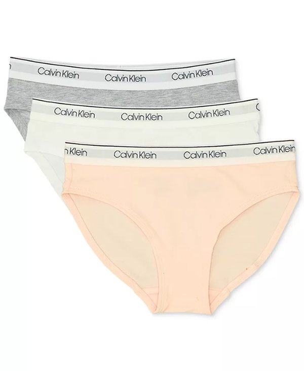 Macy's Calvin Klein Little & Big Girls 3-Pack Bikini Brief Underwear 26.00