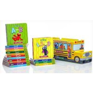 Sesame Street ABCs and 123s 16-Book Bus