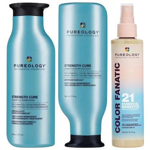 Color Fanatic & Strength Cure Shampoo and Conditioner Hair Kit