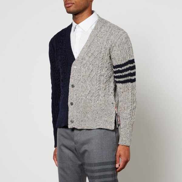 Donegal Wool and Mohair-Blend Cardigan