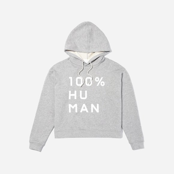 The 100% Human French Terry Hoodie in Large Print