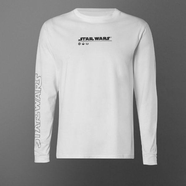 May The Force Be With You Long Sleeve Unisex T-Shirt - White