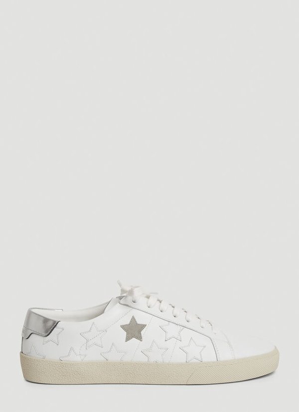Star Classic Court Sneakers in White