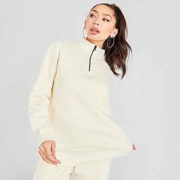 Women's Nike Sportswear Trend Quarter-Zip Fleece Sweatshirt