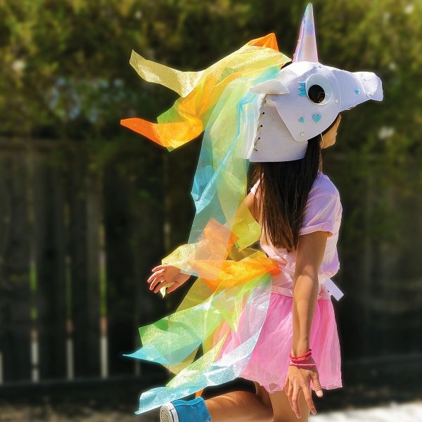 Glowing Horn Unicorn Costume Ages 5+