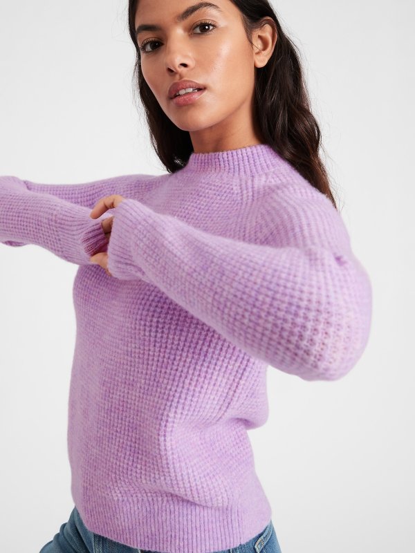 Aire Waffle-Knit Sweater