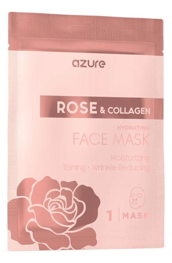 Rose & Collagen Sheet Mask - 5-Pack