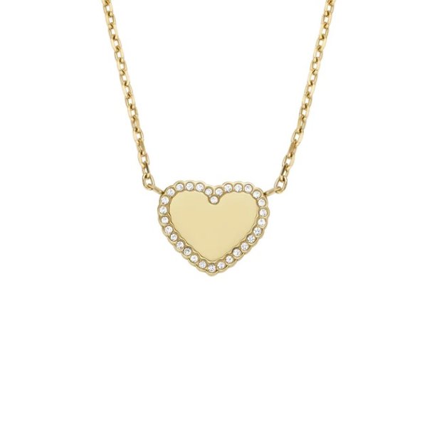 Women's Gold-Tone Stainless Steel Pendant Necklace