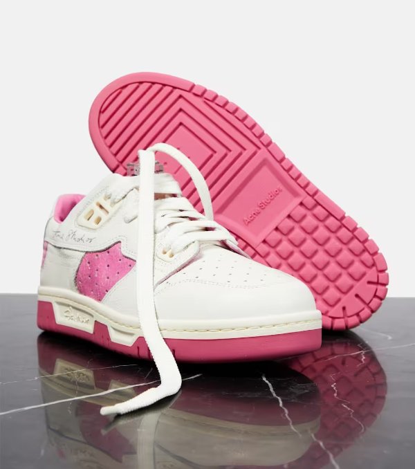 粉色板鞋
