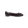 Dee buckled fringed glossed-leather ballet flats