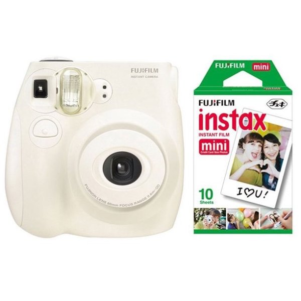Instax Mini 7S Instant Camera (with 10-pack film) - Lavender