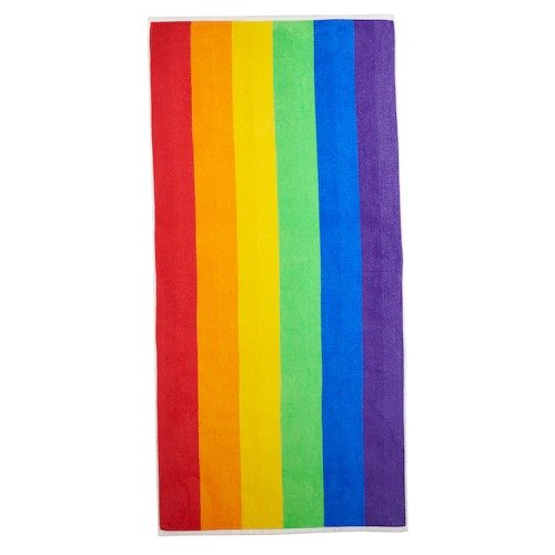 ® Pride Stripe Beach Towel
