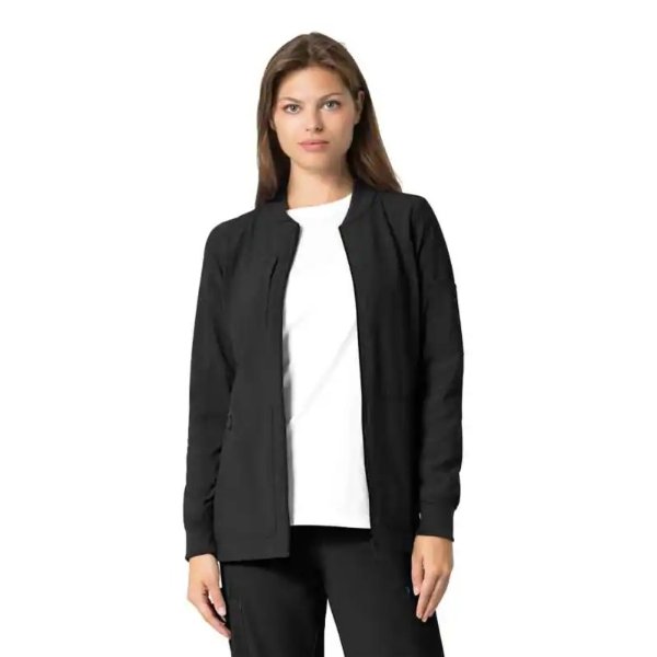 Women's Carhartt Force® Women's Force Cross-Flex Zip-Front Utility Scrub Jacket