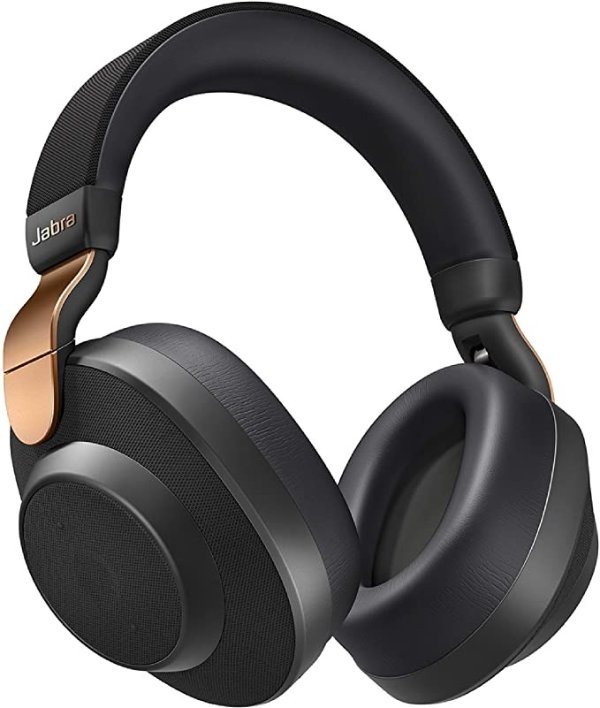 Elite 85h Wireless Noise-Canceling Headphones, Copper Black – Over Ear Bluetooth Headphones Compatible with iPhone & Android - Built-in Microphone, Long Battery Life - Rain & Water Resistant