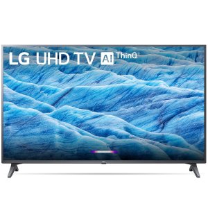黑五价：LG 50吋 4K 超高清 HDR 智能电视 支持AI ThinQ