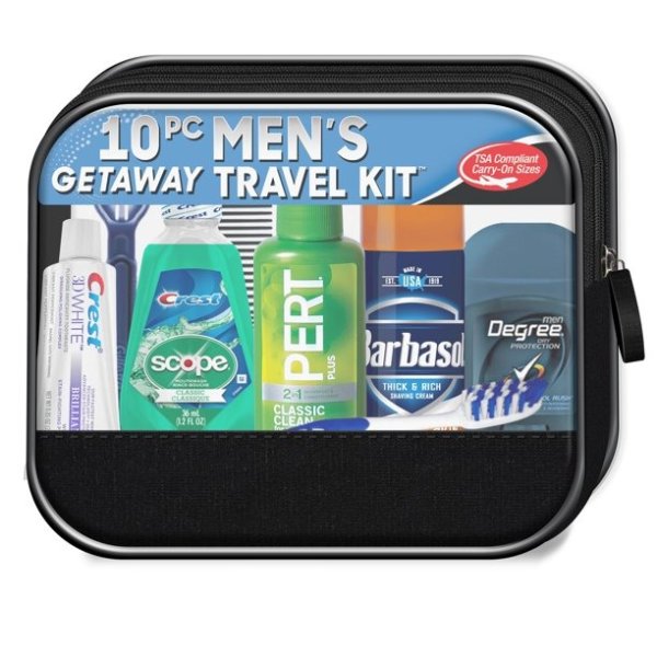 Men's Get Away 10 Pc Travel Kit