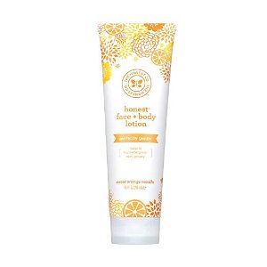 Honest Perfectly Gentle Hypoallergenic Face and Body Lotion with Naturally Derived Botanicals, Sweet Orange Vanilla, 8.5 Fluid Ounce