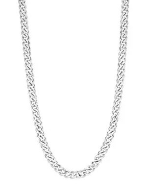 Sterling Silver Curb Chain Necklace/22''