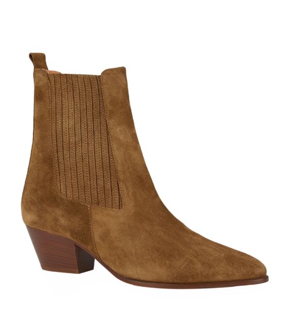 Suede Amelya Ankle Boots