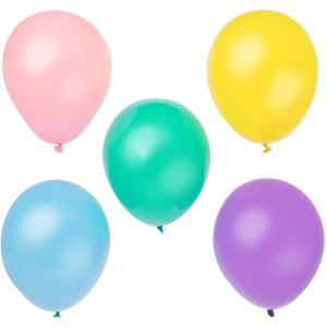 12" Latex Pastel Color Balloons, 10ct
