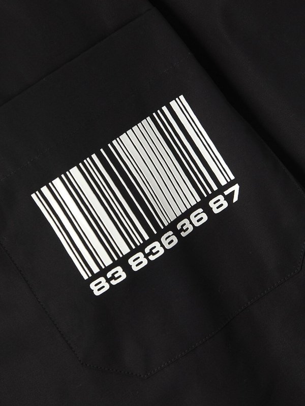 Barcode Button-Up Shirt