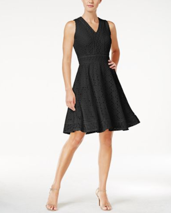 Lace Fit & Flare Dress, Created for Macy's