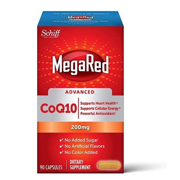 CoQ10 Advanced 200mg Capsules, (90 Count in a Box), Supports Heart Health & Cellular Energy Production