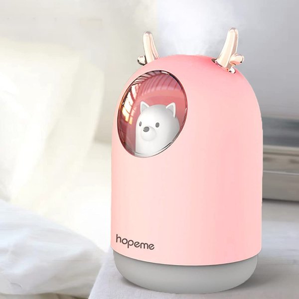 HOPEME Cute Pet Humidifier with Two Spray Modes