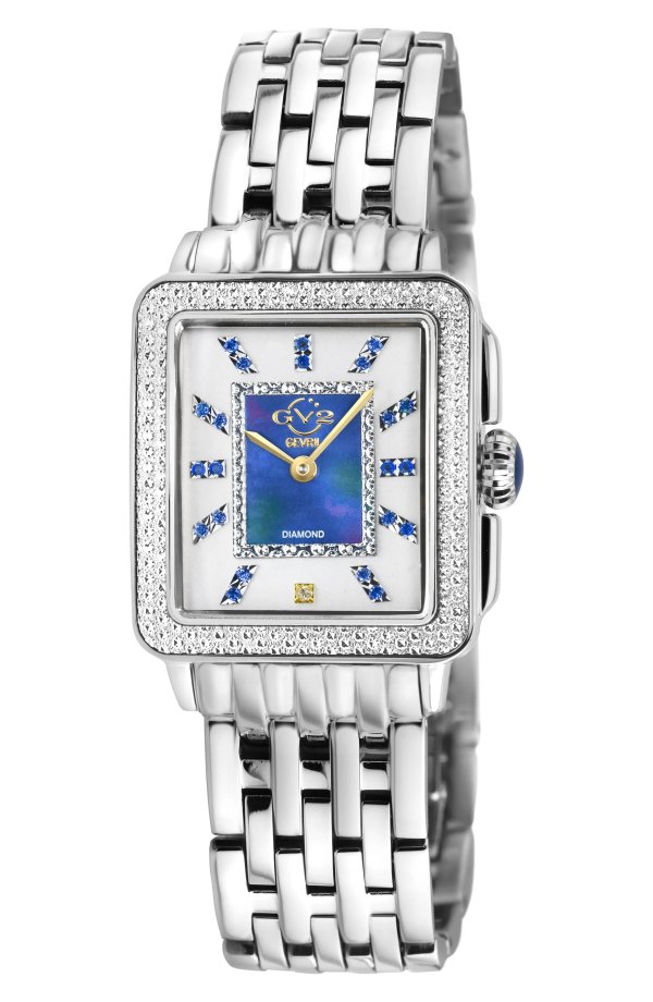 Padova钻石手链手表，27 毫米 x 30 毫米 - 0.0116 克拉