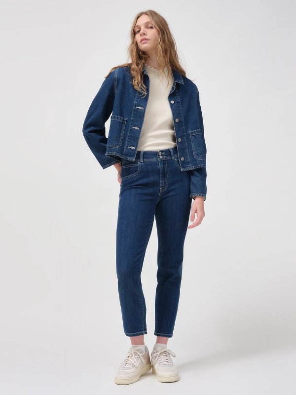 724 High Rise Carpenter Crop Women's Jeans