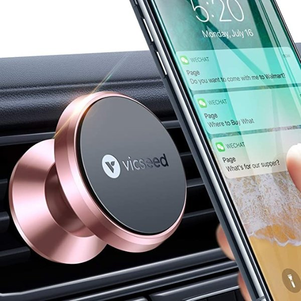 Car Phone Mount Magnetic Phone Car Mount Magnet Air Vent Mount Phone Holder for Car Compatible with iPhone SE 11 Pro XS Max XR X 8 Samsung Galaxy S20 Note20 Note10 S10 S10+ All Phone