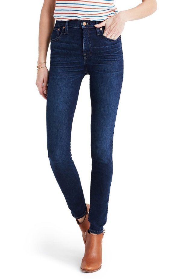 10-Inch High-Rise Skinny Jeans