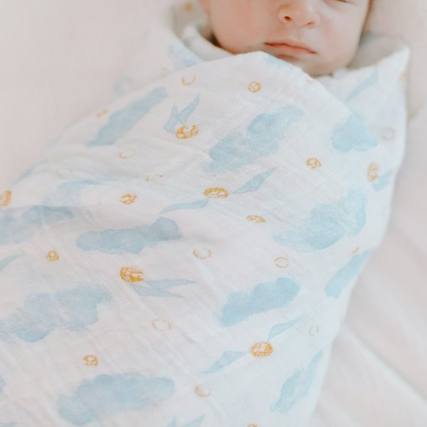 limited edition cotton muslin swaddle