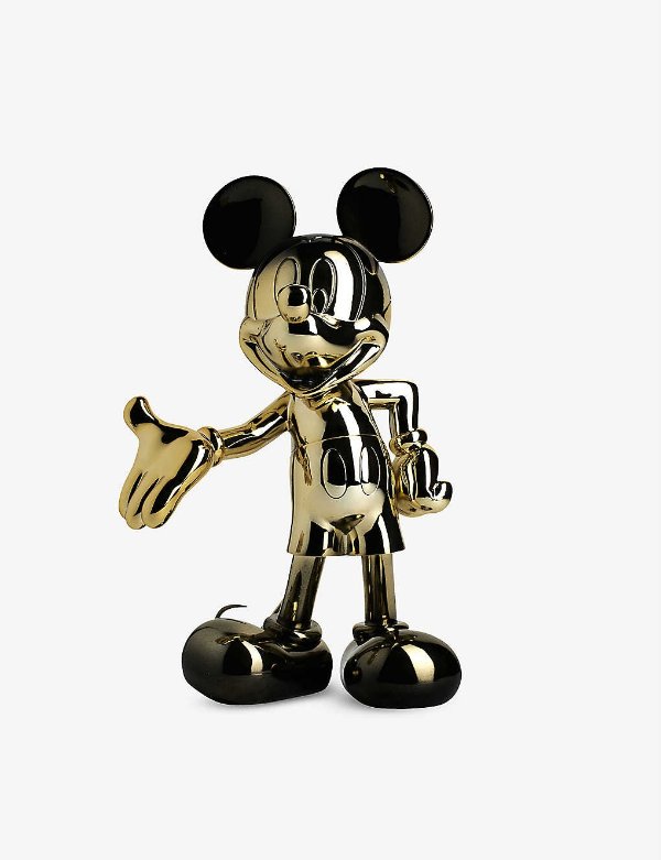 Mickey Mouse Welcome chrome two-tone figurine 30cm