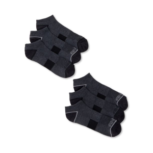 AND1 Men's Perfromance Cushion Pro Platinum Low Cut Socks, 6-Pack