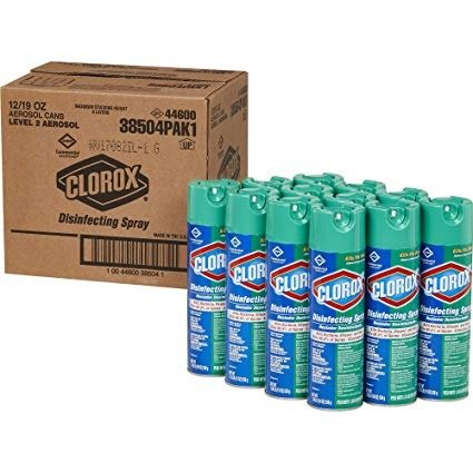 Commercial Solutions Disinfecting Cleaner – 19 Ounce Spray Can, 12 Cans/Case (38504)
