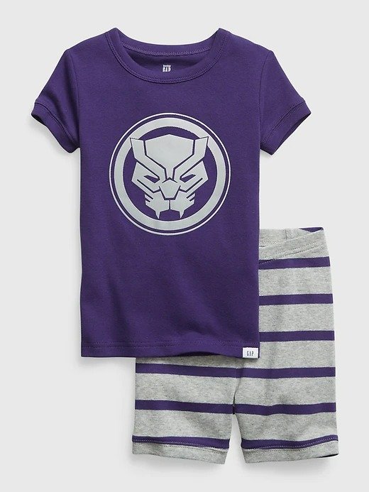 babyGap | Marvel 100% Organic Cotton Black Panther PJ Shorts Set