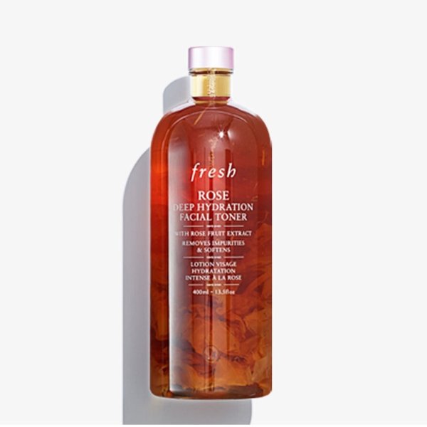Rose & Hyaluronic Acid Deep Hydration Toner Jumbo, 400Ml | Skincare | Fresh Beauty US