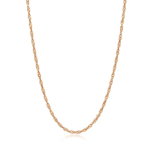 Machinery Chain 18K Rose Gold Necklace - 03818N | Chow Sang Sang Jewellery