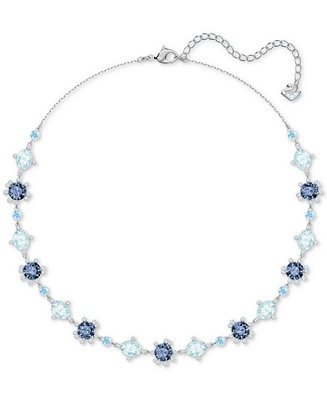 Crystal Collar Necklace, 14-4/5" + 4" extender