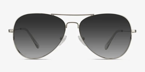 Good vibrations | Silver Metal Sunglasses | EyeBuyDirect