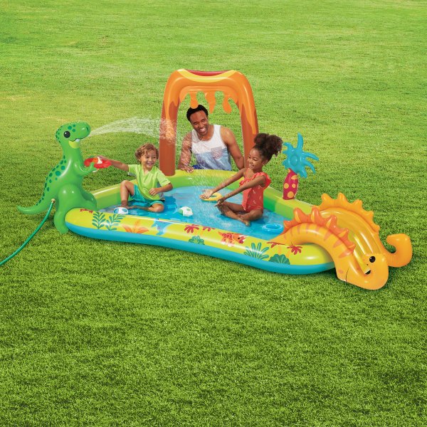 Inflatable Dino Play Center, Ages 2 and Up, Unisex