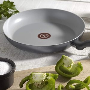 T-fal Scratc G917S264 Initiatives Nonstick Ceramic Coating 8.5 and 10.5-Inch Fry Pan