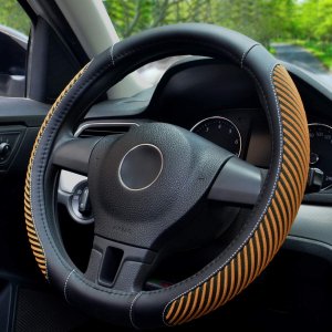 BOKIN Steering Wheel Cover, Microfiber Leather and Viscose